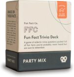 Fun Fact Trivia Game: Party Mix Edition, Family Game Night Essential, 100 Funny & Witty Trivia Question Cards, Educational Game for Kids & Adults