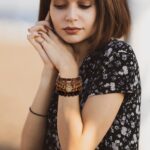 Bohemian Natural Stone Beaded Bracelets for Women Men Stackable Stretch Beads Bracelet Set with Charm and Tassel Multilayered Elastic Gemstone Bracelets Summer Beach Boho Jewelry Gift for Women - Image 2
