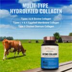 Live Conscious Beyond Collagen Multi Collagen Capsules - Types I, II, III, V & X - Hydrolyzed Blend with Biotin & Vitamin C for Hair, Skin, Nails 90 Capsules - Image 2