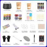 SAEUYVB Candle Making Kit with Hot Plate Full Set - for Adult - DIY Starter Soy Candle Making Supplies - Perfect as Home Decorations - Image 2