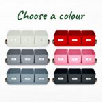 Herb Planter Indoor - Set of 3 Black Indoor Herb Garden Pots for Plants with Leather Handled Tray - Window Sill Plant Shelf - Pots with Drainage Holes and Labels - Image 6