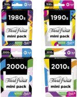Hasbro Gaming Trivial Pursuit Mini Packs Multipack, Fun Trivia Questions for Adults and Teens Ages 16+, Includes 4 Game Featuring 4 Decades - Image 2