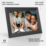 Aura Digital Picture Frame - 10.1" HD Display | Wirecutter's Best Digital Frame for Gifting - Send Photos Directly from Your Phone from Anywhere | Quick & Easy Setup Over WiFi - Free Aura App | Black - Image 3