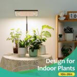 LBW Grow Lights for Indoor Plants Full Spectrum, 214 LEDs Plant Lights for Indoor Growing, Desk Plant Grow Lights Indoor with Timer 4/8/12H, 6 Dimmable Levels, Plant Lamp Height Adjustable 10"-26" - Image 2