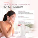 Colorfarm Facial Steamer Nano Ionic: Face Steamer Deep Cleaning Unclogs Pores - Humidifier Hot Mist Home Sauna Spa for Women Men Sinuses Moisturizing - Image 5