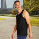 Hanes Men’s Performance Tank, X-Temp Moisture-Wicking Tank Top, Solid Colors, 2-Pack - Image 8