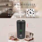 Electric Incense Burner, Car Electric Incense Burner, Portable USB Rechargeable Smart Electronic Incense Burner, bakhoor Burner for Home Use (Black-1) - Image 4