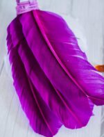 Witch's Wand Feather Smudge Wand Shaman Fan with Selenite Stick Handle and Fallen Feather for Energy Wand, Altar Ritual Wand, Banishing Wand, Pagan Altar, Ceremonial Fans, Celtic, Shamanic Tools - Image 4