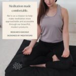 Mindful & Modern Zabuton Meditation Mat - Cotton Filled Yoga and Meditation Pad - Zabuton Meditation Cushion for Kneeling and Sitting Support - Large Rectangular Sitting Floor Pillow for Bench or Zafu - Image 8