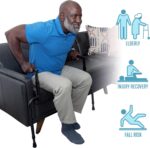 Able Life Universal Stand Assist, Chair Lift-Assist for Elderly, Grab Bar Standing Aid for Seniors, Daily Living Mobility Aid, Brown - Image 6