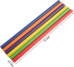 60 Pcs Rhythm Sticks for Kids Bulk, Wood Music Lummi Sticks, 6 Colors - Image 2