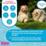 EQyss Avocado Mist Pet Spray Conditioner - Shines, Conditions, and Reduces Shedding, Weightless Leave in Spray - for Dogs, Cats, Puppies - Oil and Silicone Free, pH Balanced, USA Made - Image 4