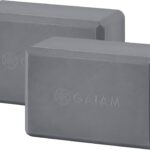 Gaiam Yoga Block - Supportive Latex-Free Eva Foam - Soft Non-Slip Surface with Beveled Edges for Yoga, Pilates, Meditation - Yoga Accessories for Stability, Balance, Deepen Stretches