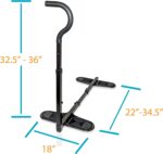 Able Life Universal Chair Cane, Stand Assist Aid for Elderly, Chair-Lift Assistance Device for Seniors, Standing Mobility Aid and Support, Adjustable Couch Rail with Grab Bar, Handicapped Accessory - Image 6