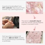 PLANTIFIQUE Rose Quartz Gua Sha Tool – Anti-Aging Face Massager & Jawline Shaper for Skincare Routine – Facial Massage & Skin Care Gift - Image 5