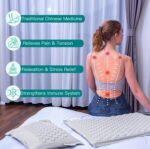 Acupressure Mat and Pillow Set,Natural Eco Linen & Coconut Fiber Filling,FSA/HSA Eligible,for Back/Neck Pain Relief, Sciatic, Headache and Muscle Relaxation, Comes with Carrying Bag - Image 3
