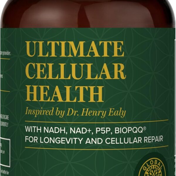 Global Healing Center - Ultimate Cellular Health - NAD Supplement for Women & Men, Cellular Repair, Includes Resveratrol for Anti-Aging, Supports NAD Plus, Alternative to Nicotinamide Riboside