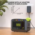 MARBERO Portable Power Station 88Wh Camping Lithium Battery Solar Generator Fast Charging with AC Outlet 120W Peak Power Bank(Solar Panel Optional) for Home Backup Outdoor Emergency RV Van Hunting - Image 5