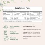 Organic Chlorella Spirulina Tablets, 3000mg Per Serving, 720 Counts, 4 Months Supply, 50/50 Blend Superfood, No Filler, No Additives, Cracked Cell Wall, Rich in Vegan Protein & Chlorophyll - Image 3
