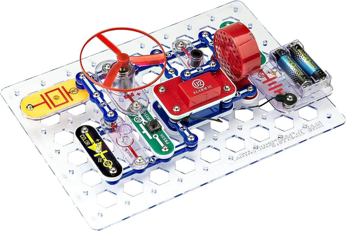 Snap Circuits Jr. SC-100 Electronics Exploration Kit, Over 100 Projects, Full Color Project Manual, 28 Parts, STEM Educational Toy for Kids 8 + - Image 10