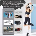 Adjustable Wearable Pilates Wrist & Ankle Weights For Women & Men | Arm & Leg Weights Silicone Wrist Bangles For Home Gym Workout, Travel, Yoga, Barre, Strength Training-Set Of 2 - Image 3