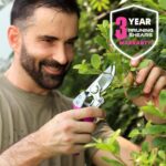 8.5" Professional Bypass Pruning Shears – Heavy Duty Garden Scissors & Clippers for Branch Trimming, Ultra Sharp SK5 Blade, Ergonomic Handle, Perfect Gardening Gift for Women, 2025 Pink Tools - Image 7