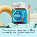 OLLY Goodbye Stress Gummy, GABA, L-Theanine, Lemon Balm, Stress Relief Supplement, Berry - 42 Count - Image 5