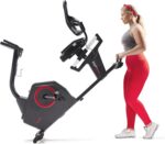 Sunny Health & Fitness Programmable 16 Levels Electro-Magnetic Resistance Recumbent Exercise Bike with 24 Pre-Build Workouts and 300 lbs Weight Capacity, Optional Free SunnyFit App Bluetooth Connect - Image 10