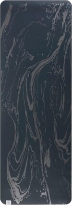 Gaiam Dry-Grip Yoga Mat - 5mm Thick Non-Slip Exercise & Fitness Mat for Standard or Hot Yoga, Pilates and Floor Workouts - Cushioned Support, Non-Slip Coat - 68 x 24 Inches - Image 8