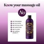 Aromatherapy Sensual Massage Oil for Couples - Relaxing Lavender Massaging Oil for Massage Therapy with Vitamin E Jojoba & Sweet Almond - Naturally Scented Vegan Non GMO & Gluten Free (8 Fl Oz) - Image 4