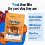 PetPlate Beef and Sweet Potato Bites, Human Grade Dog Treats, All Life Stages, Grain-Free, Organic and Real Ingredients, High Protein, Healthy Snacks (Pack of 1, 4.5 Ounce) - Image 4