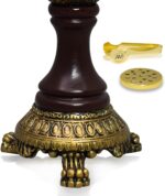 AM Lux Globe Incense Burner - Bakhoor Cone Holders | Insence bukhoor Burners| Frankincense Burner Charcoal | Mabkhara | for Office & Spiritual Décor (Bronze) - Image 5