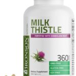 Bronson Milk Thistle Silymarin Marianum & Dandelion Root Liver Health Support, Antioxidant Support, Detox, 360 Capsules