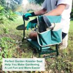 BESTHLS Garden Kneeler and Seat - Heavy Duty Folding Stool with Thick Pad, Tool Pouch, 330 lbs Capacity - Knee & Back Support, Perfect for Seniors, Women, Men - Image 7