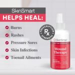 SkinSmart Antimicrobial Wound Therapy, Hypochlorous Acid Safely Removes Bacteria so Wounds Can Heal, 8 Ounce Clear Spray - Image 5