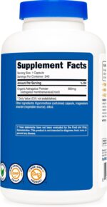 Nutricost Astragalus Capsules 550mg, 240 Vegetarian Capsules - Non-GMO and Gluten Free - Image 4