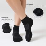 CelerSport 6 Pack Men's Ankle Socks with Cushion, Sport Athletic Running Socks - Image 5