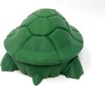 Munnygrubbbers - Mini Desktop Turtle Sand Box - 6 x 6 in - Stress Relief - Includes Soft Moldable Play Sand and Mini Tool Accessories - Novelty Gift - Desktop Decor - Zen Garden - (Green) - Image 6