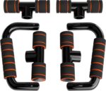 READAEER Push Up Bars Gym Exercise Equipment Fitness 1 Pair Pushup Handles with Cushioned Foam Grip and Non-Slip Sturdy Structure Push Up Bars for Men & Women - Image 7