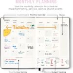 Faith Planner 6 Month Undated 2025 Christian Planner, Prayer Journal & Gratitude Journal | A5 Pink Leather Planner with Monthly, Weekly & Daily Scheduling & Bible Verses - Image 5