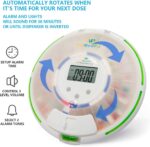 EziMedPil Automatic Pill Dispenser with Alarm, Sound & Light, up to 6 Alarms/Day, 6 Dosage Templates, Easy-Read Display, Frosted Lid & Locked 28-Day Medication Dispenser for Protecting Pills Privacy - Image 3