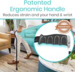 Vive Walking Cane for Women, Men, Elderly - Patented Offset Grip - Lightweight Adjustable Walking Aid with a Non-Slip Tip - Sturdy Balancing Mobility Aid for Seniors - Image 3