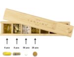 Bamboo Weekly Pill Organizer - 7 Day Wood Tablet Box - Ideal Aesthetic Pill Organizer for Vitamins or Supplements​ - Image 3