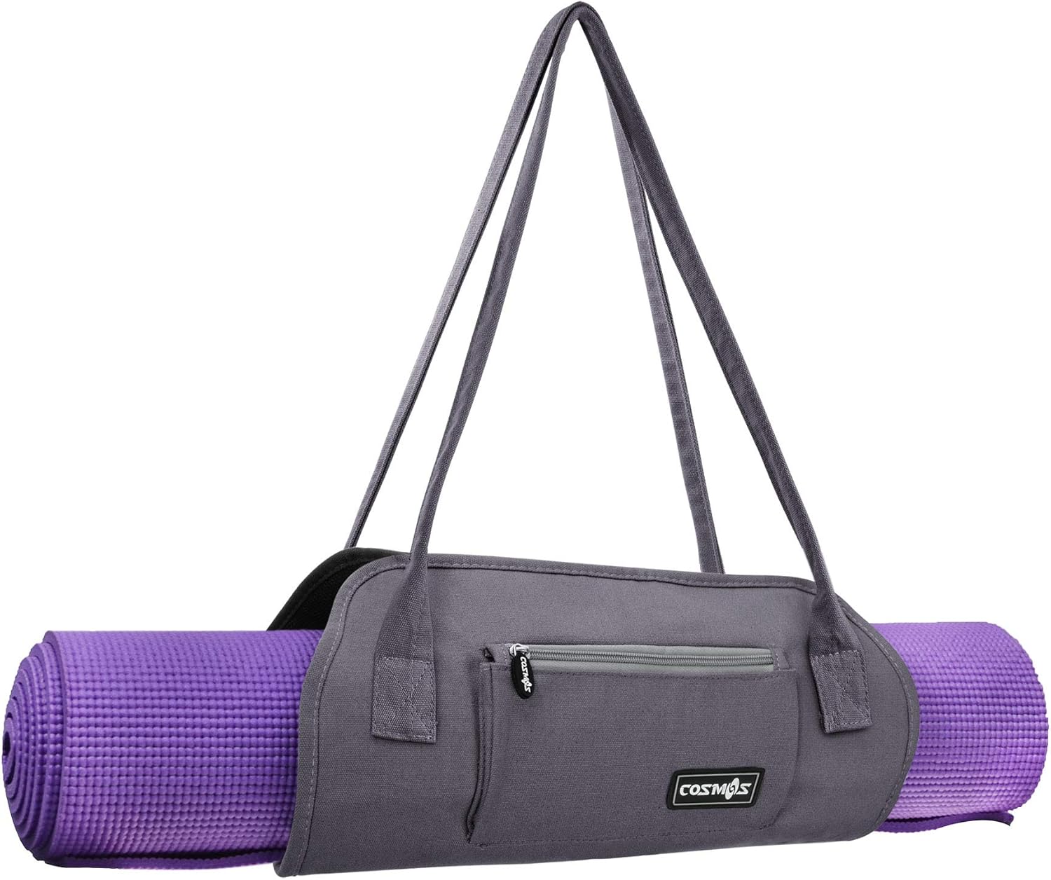 71ZOhi0F3cL._AC_SL1500_.jpg Cosmos Exercise Yoga Mat Carrying Shoulder Strap Bag with Internal and Outside Storge Pocket (Yoga Mat is NOT Included) - Image 1