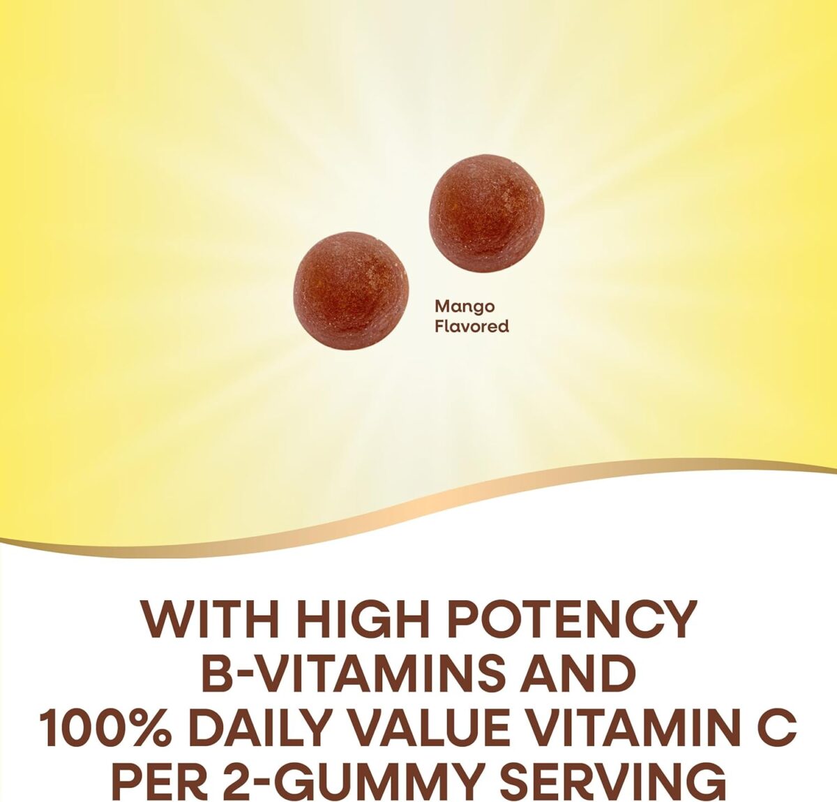 Nature's Way Alive! B-Complex Gummies, Cellular Energy Support*, 8 B-Vitamins, Vegetarian, Mango Flavored, 60 Gummies (Packaging May Vary) - Image 3