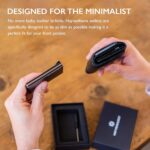 Hayvenhurst Wallet For Men - Reinvented Design Men's Wallet - Slim, Minimalistic & Seamless, Blocks RFID Scanners with a Money Clip (Carbon Fiber) - Image 2