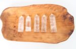 Orientrea Clear Quartz Crystal Wand-1 Pc 3.5"-3.9" Natural Clear Quartz Crystal Wands, Healing Crystal and Stones, Natural Clear Quartz Stone Tower, Gift Box Packaging - Image 4