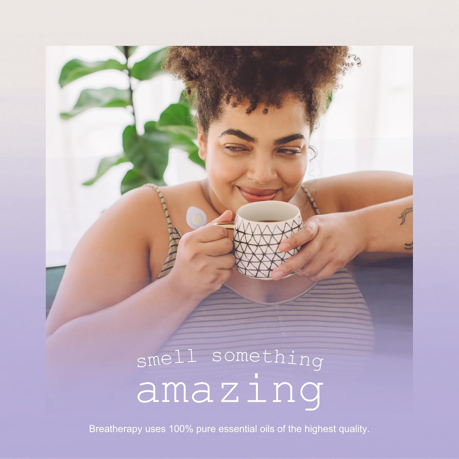 71a5J5GI0iL._AC_SL1500_.jpg Aromatherapy Lavender Patches - Pure Essential Oil Aroma Patch - Lavender Essential Oils for Headache - 8-Pack - Image 1