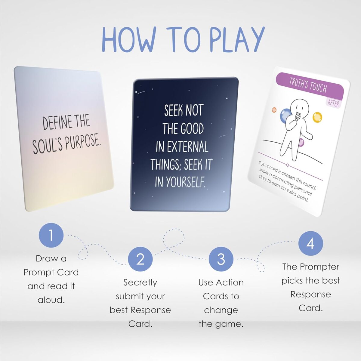 FUN Mindful Match | 500 Card Game for Adults, Teens, & Kids | Fun, Family Party Game | Board Games for Adults | Mindfulness Conversation Cards | Couple Gifts | Ice Breaker for Date Night & Game Night - Image 4