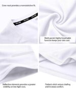 Holure Men's Mesh Quick-Dry Short Sleeve Workout T-Shirt - Image 7